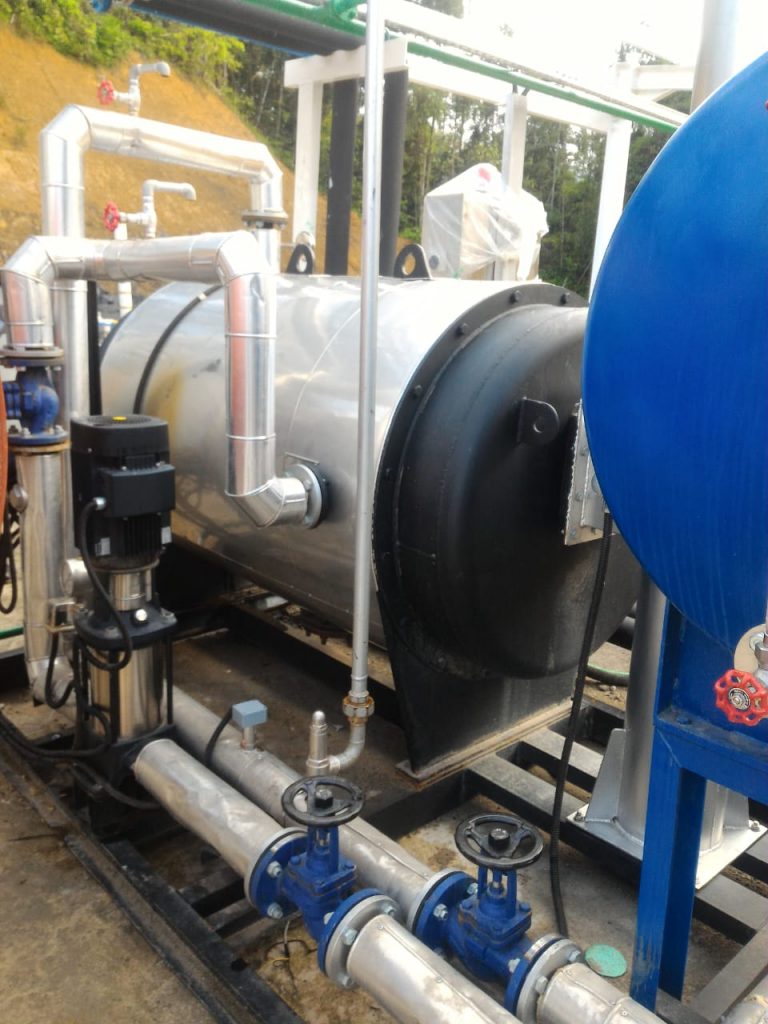 Thermal oil boiler