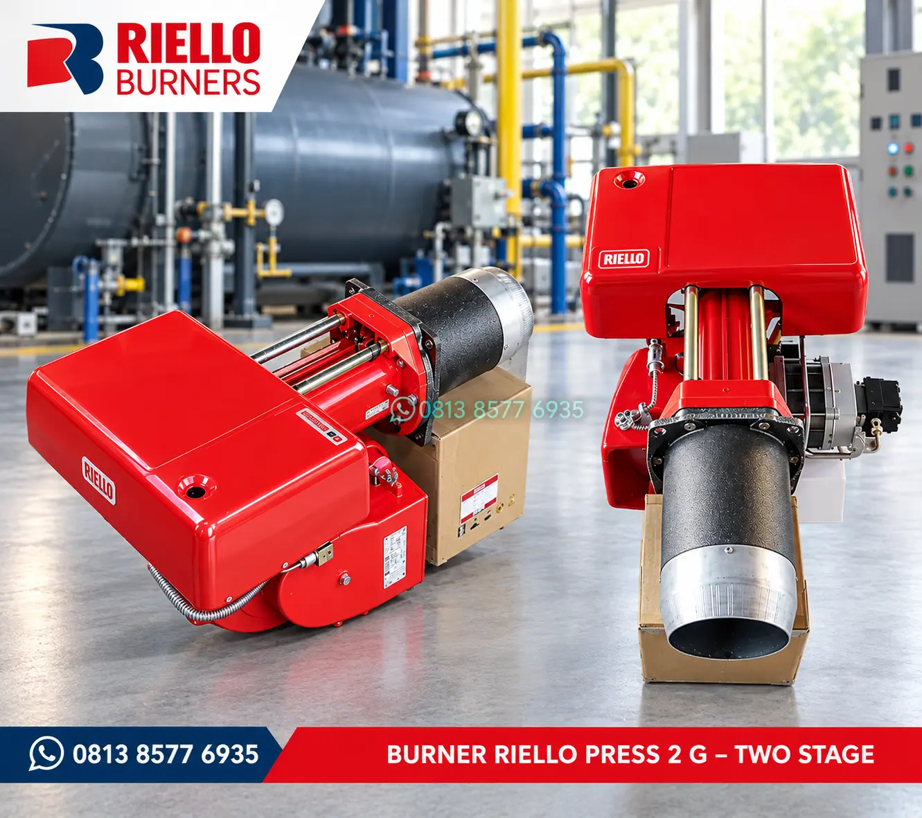 Burner Solar Riello Press 2G Two stage