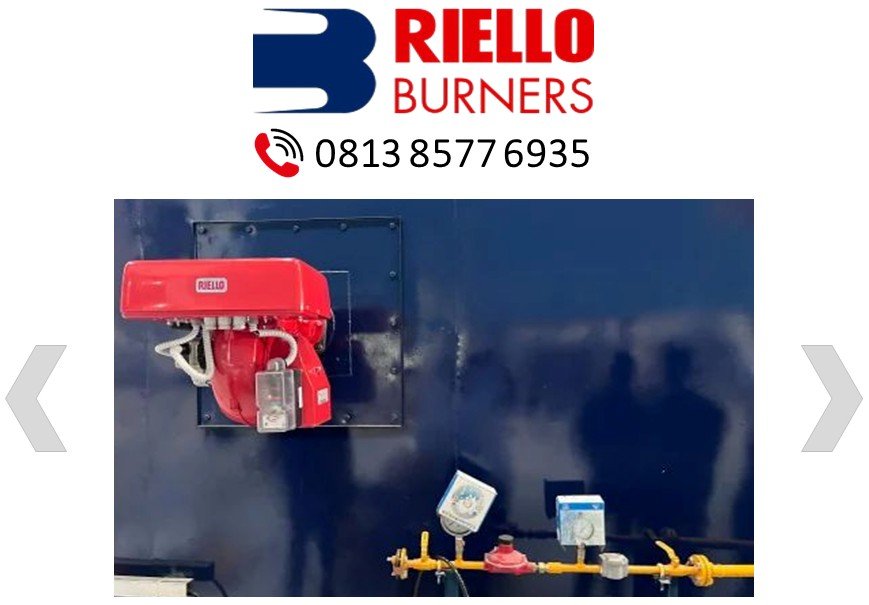 BURNER RIELLO GAS 3/2 PEMBAKARAN TWO STAGE