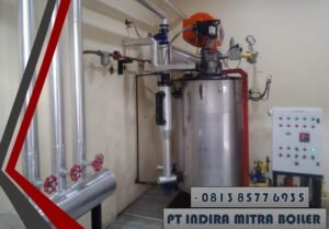 STEAM BOILER KAPASITAS 1 TON- 1.000 KG VERTIKAL