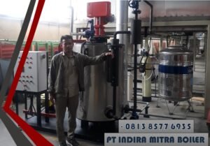 Steam Boiler 500 KG VERTIKAL GAS