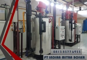 Steam Boiler Kapasitas 750 KG BAHAN BAKAR GAS