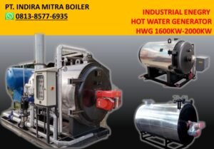 JUAL HOT WATER GENERATOR 1600 KW - 2000 KW FIRE TUBE