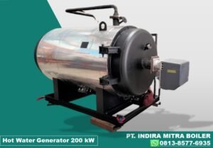 JUAL HOT WATER GENERATOR 200 KW HORIZONTAL