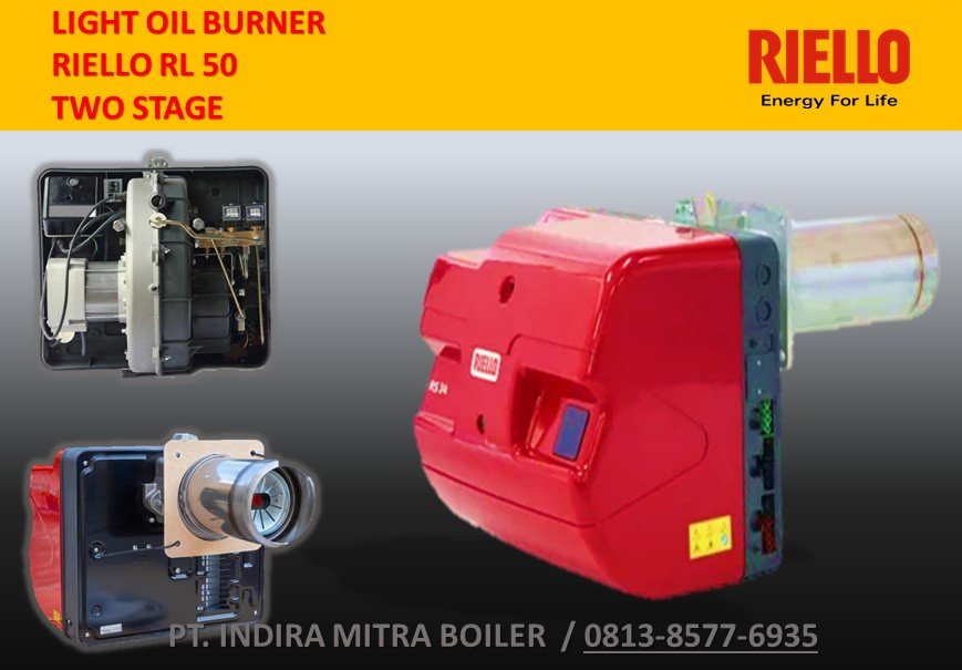 JUAL RIELLO RL 50 - LIGHT OIL BURNER 2 STAGE