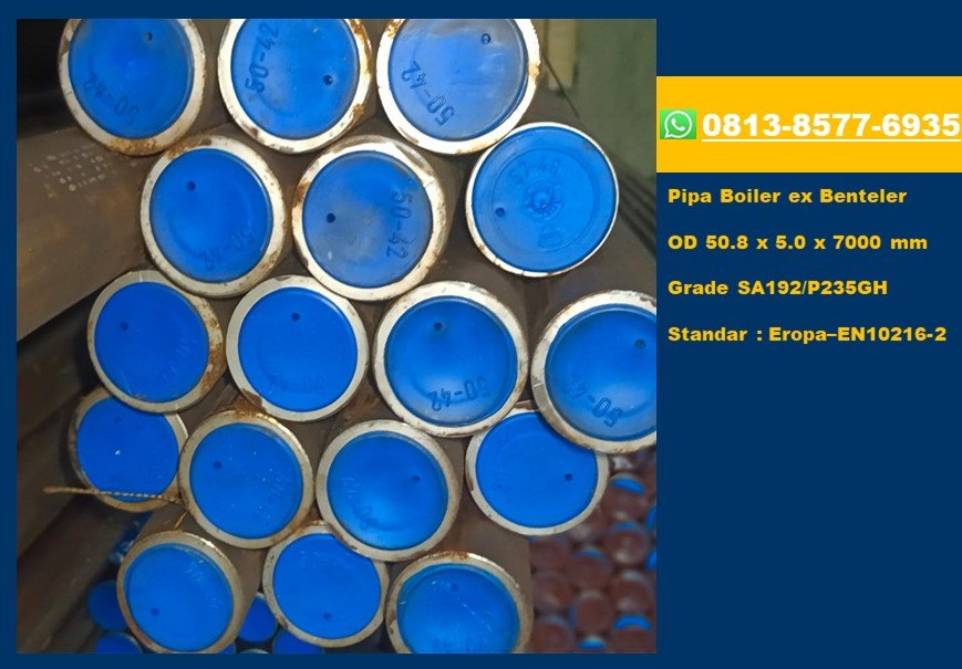 Jual Pipa Bakar OD 50.8 x 5 x 7000 mm Ex benteler jerman