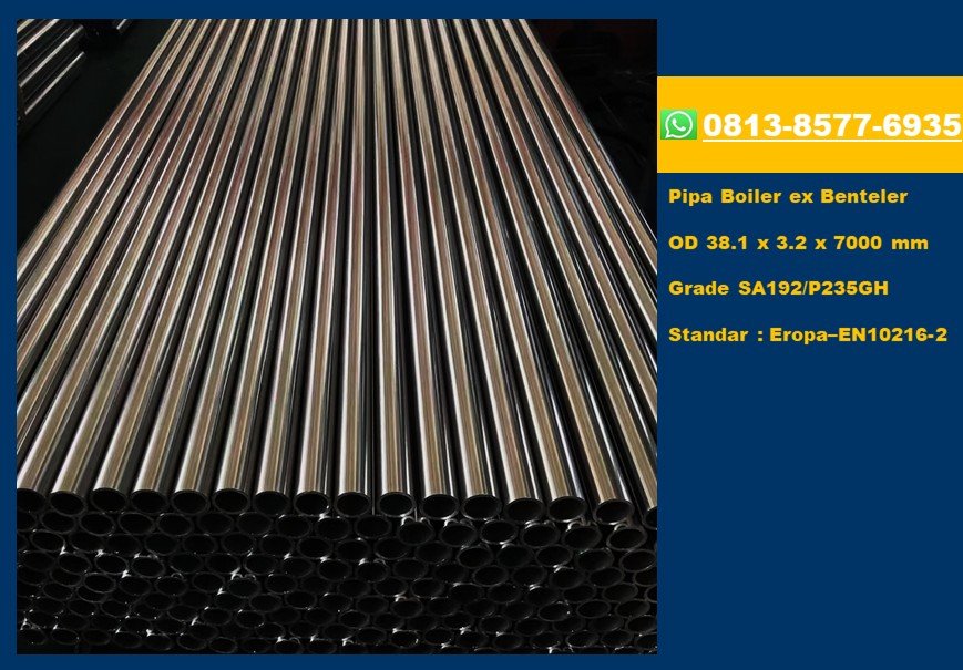 Jual Pipa Boiler OD 42.4 x 3.2 mm ex benteler