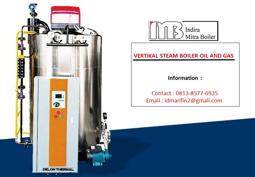 STEAM GENERATOR VERTIKAL 1 TON-H DELON BOILER