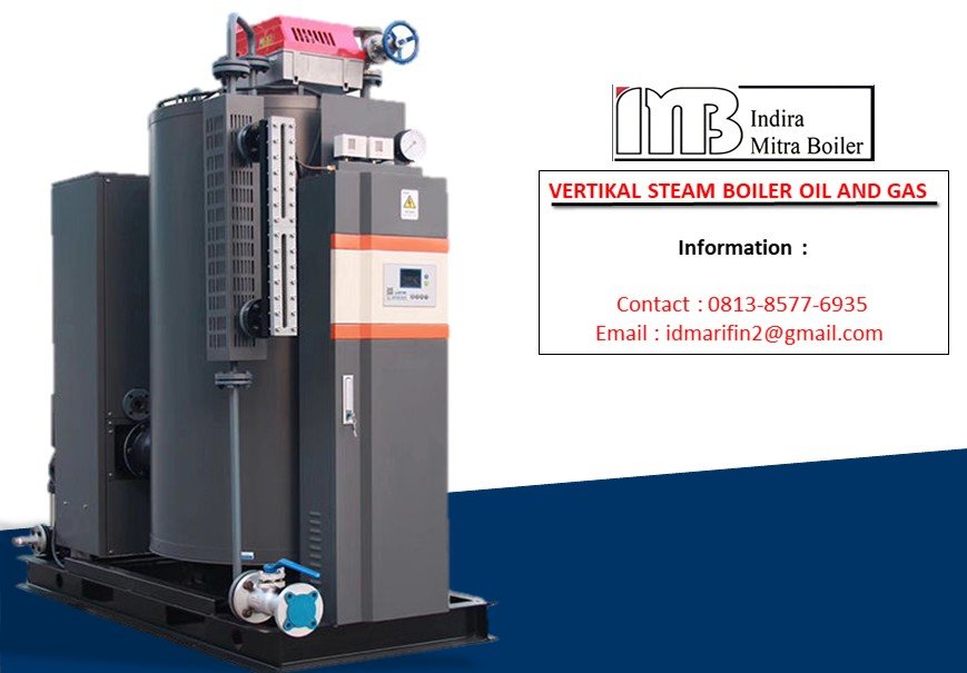 VERTIKAL STEAM BOILER GENERATOR 2 TON DELON