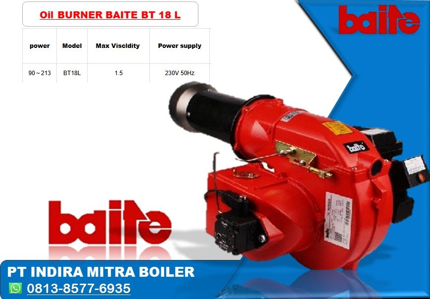 OIL BURNER BAITE BT 18 L MADEIN CINA