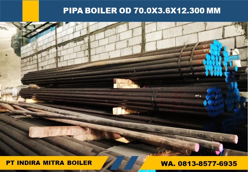JUAL PIPA BOILER BENTELER OD 70.0X3.6X12.300 MM