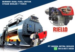 Jual Burner Gas dan Solar Untuk Boiler 7 Ton