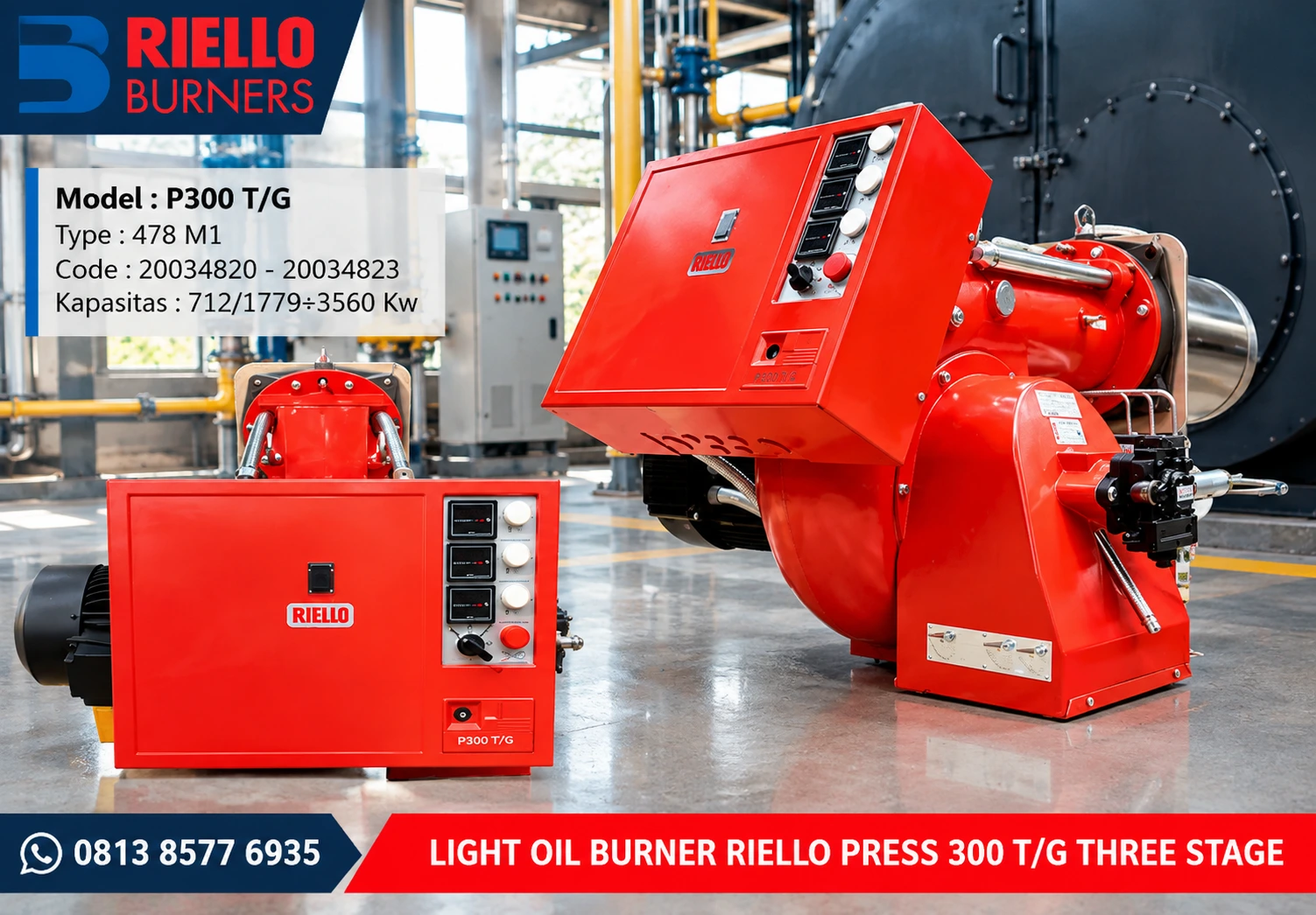 Riello P300 T/G Three Stage