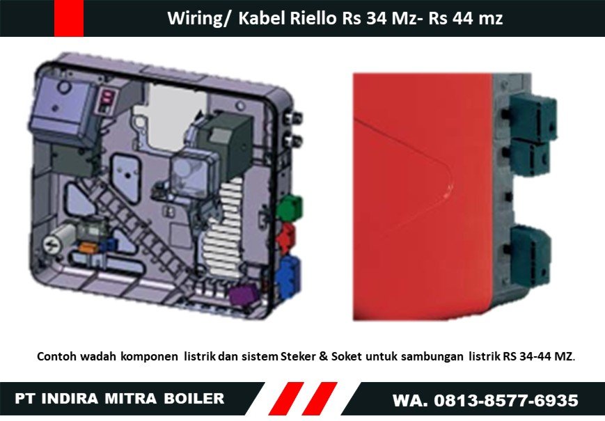 Wiring Kabel Riello Rs 34 Mz- Rs 44 mz
