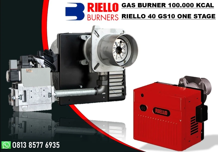 GAS BURNER RIELLO 40 GS10 ONE STAGE 100.000 KCAL