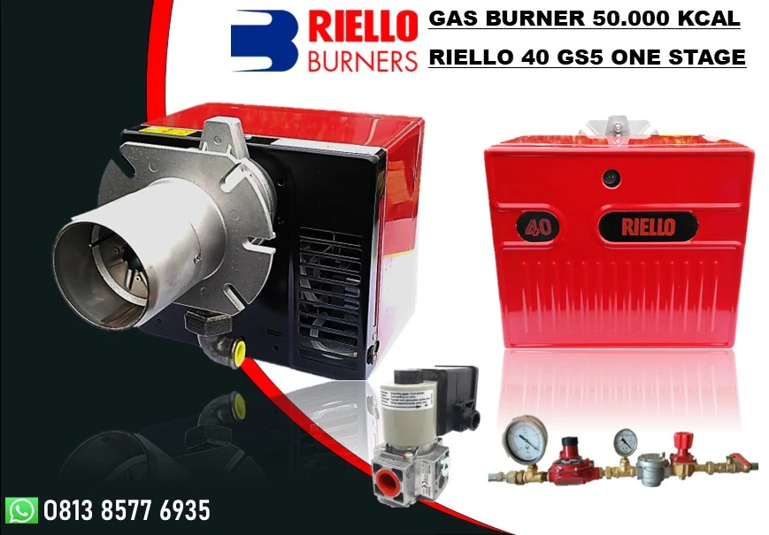 GAS BURNER RIELLO 40 GS5 ONE STAGE 50.000 KCAL