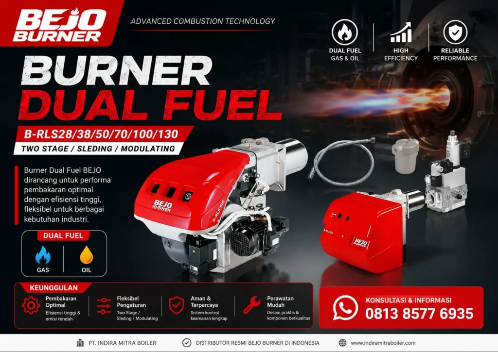 DUAL FUEL BURNER BEJO RLS 28-38-50-70-100-130