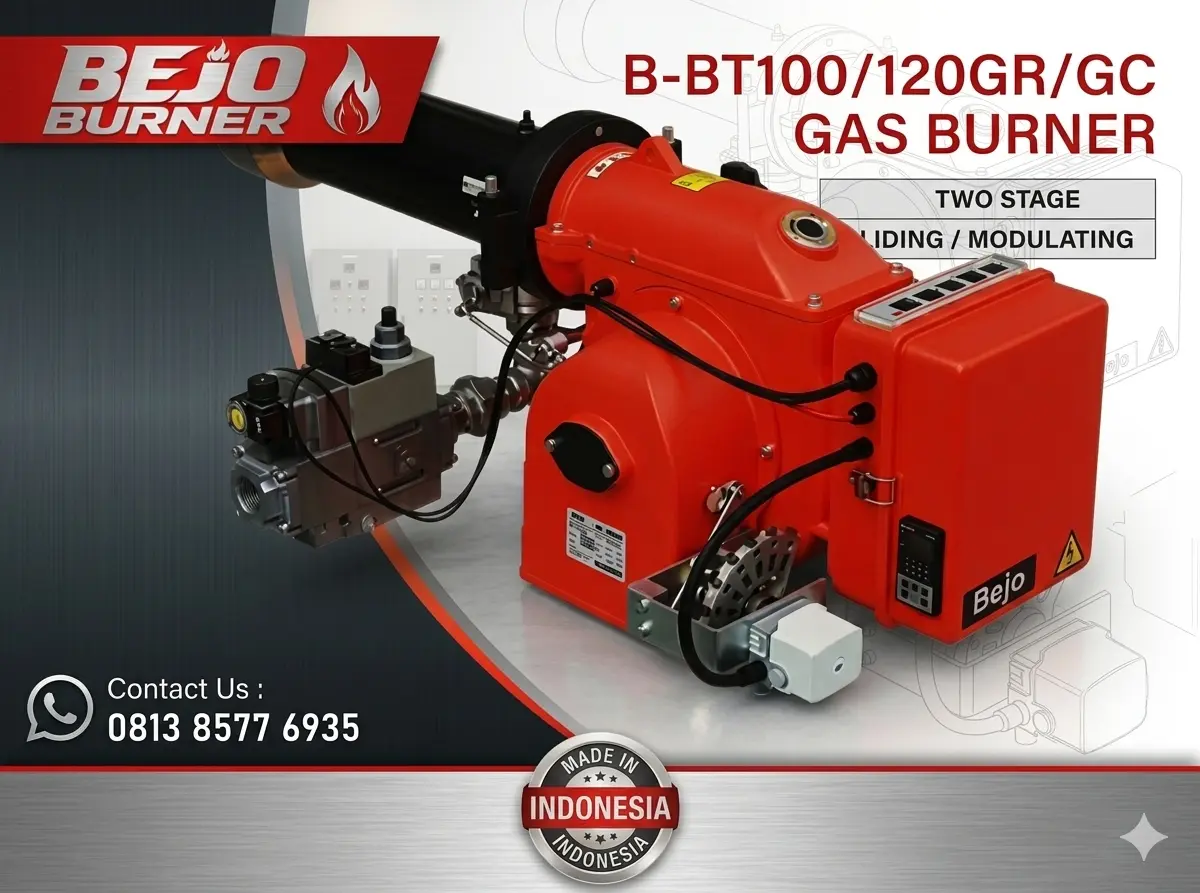 GAS BURNER BEJO B-BT100-120 GR-GC MODULATING