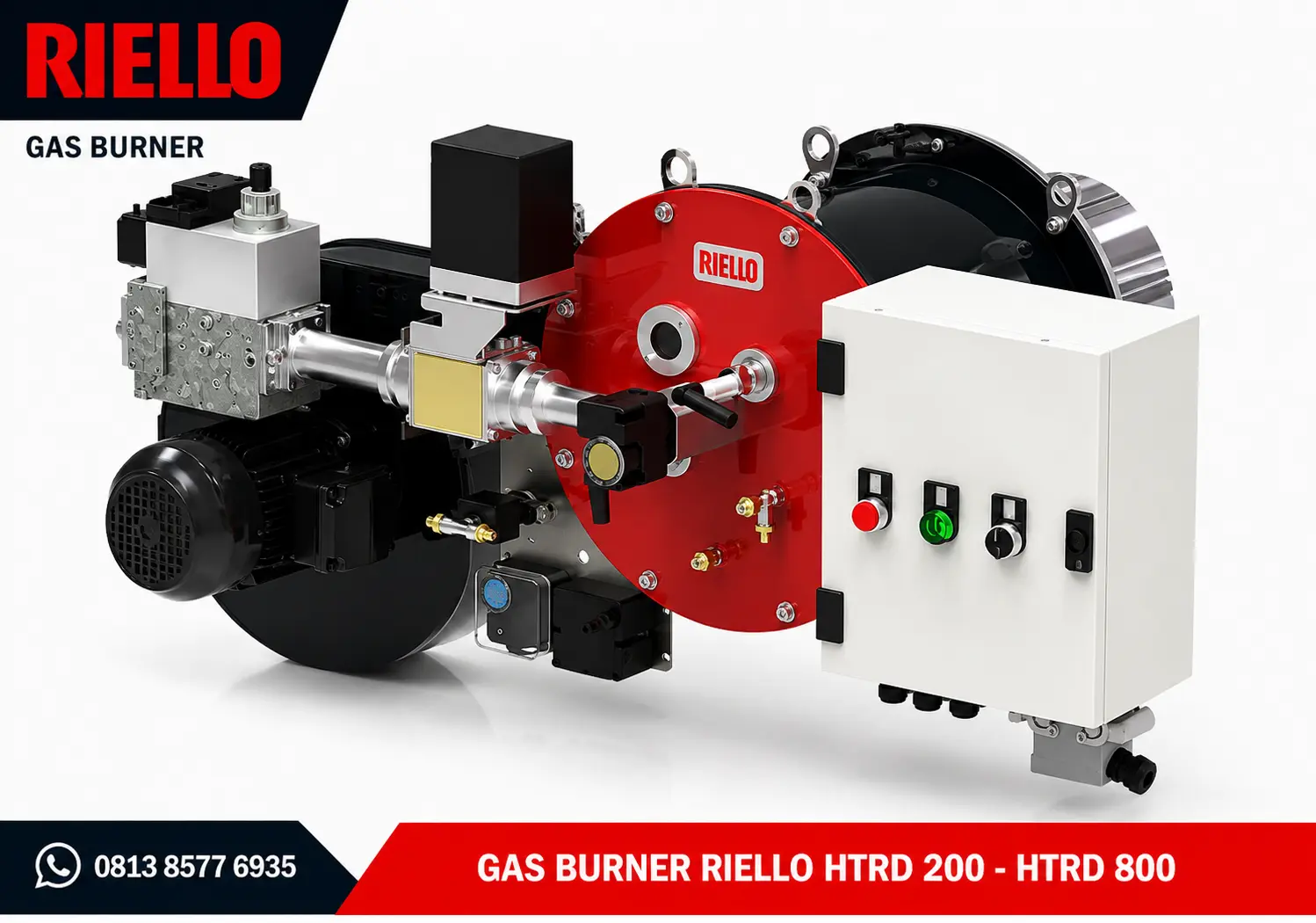 Gas Burner High turndown ratio Riello HTDR series