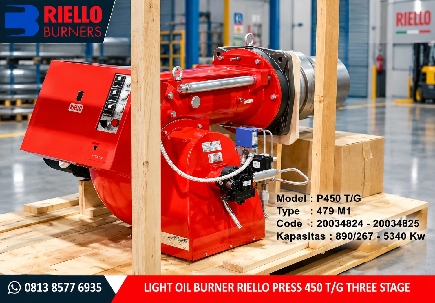 Burner Riello P450 T/G Three Stage