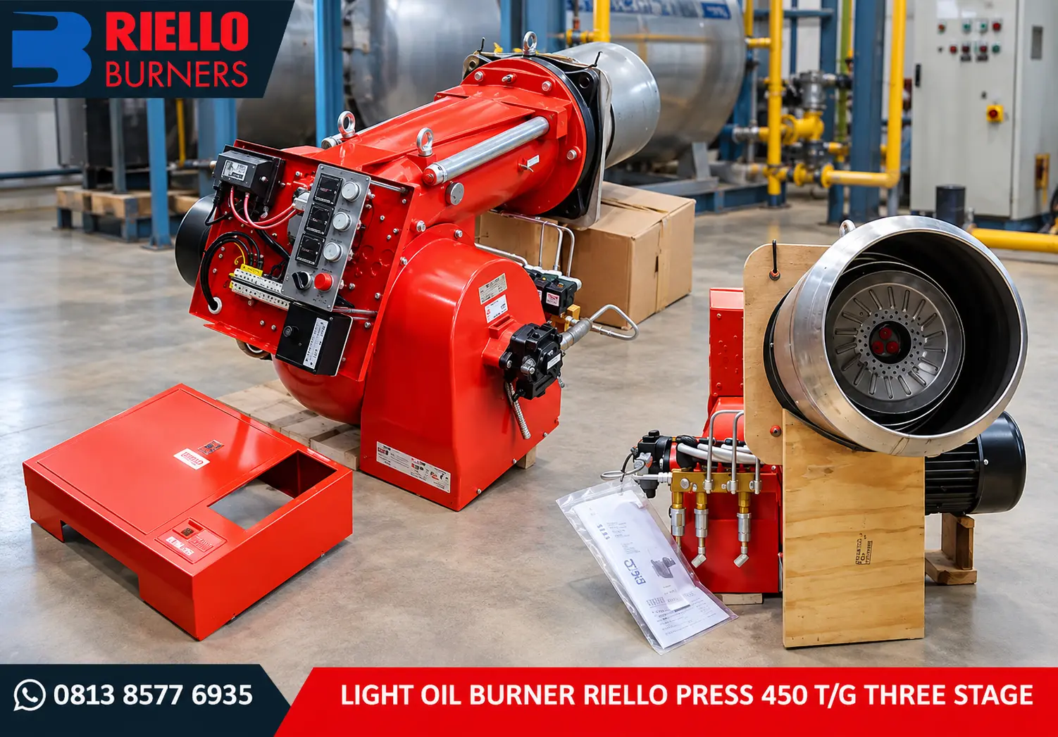 Riello P 450 TG Burner Light Oil Three Stage