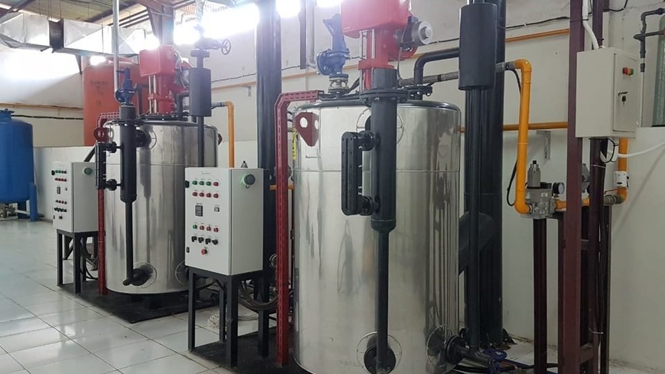 Boiler 750 kg vertikal
