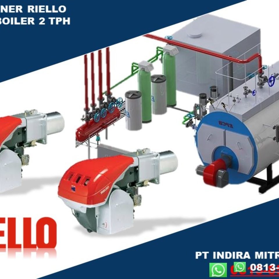 GAS BURNER RIELLO UNTUK BOILER 2 TPH