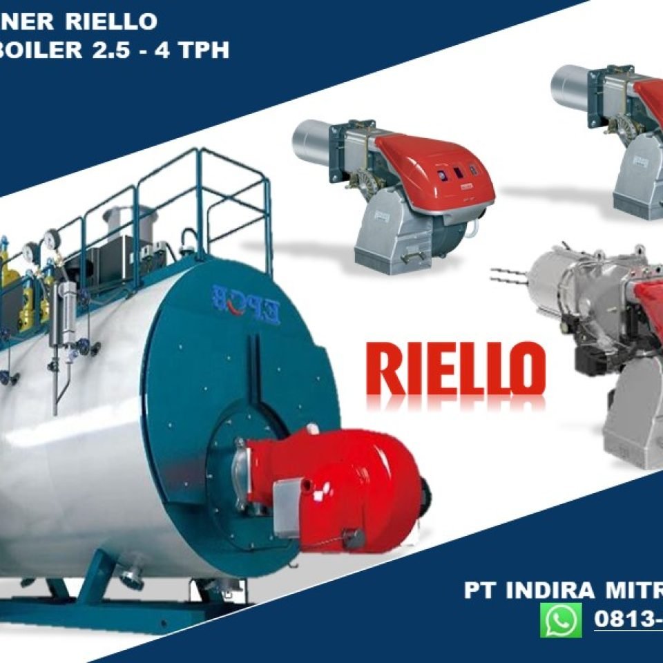 GAS BURNER RIELLO UNTUK BOILER 2.5 TON- 3 TON – 4 TPH