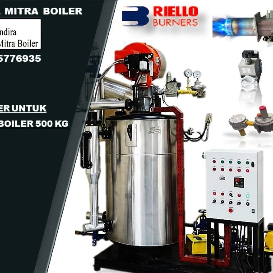 GAS BURNER UNTUK STEAM BOILER 500 KG