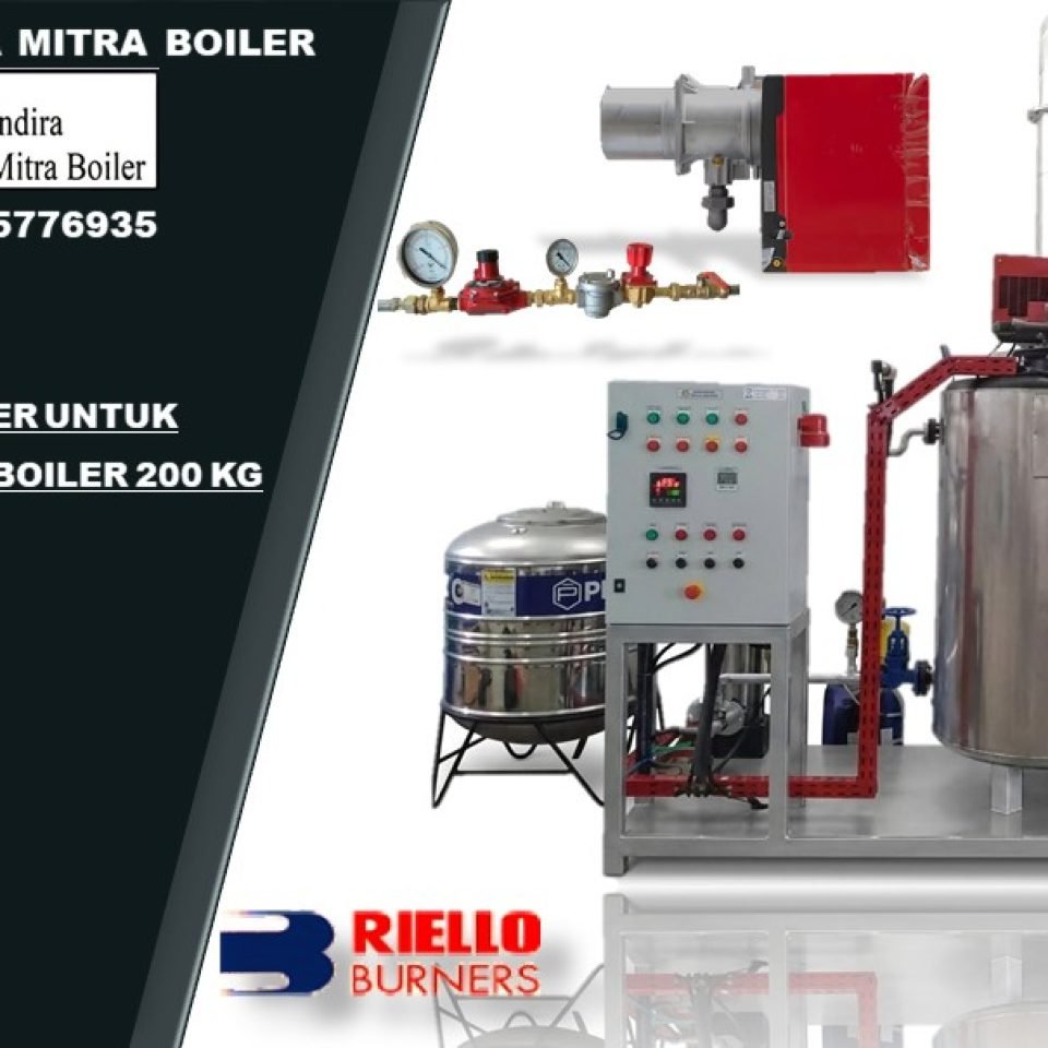 GAS BURNER UNTUK VERTIKAL BOILER 200 KG