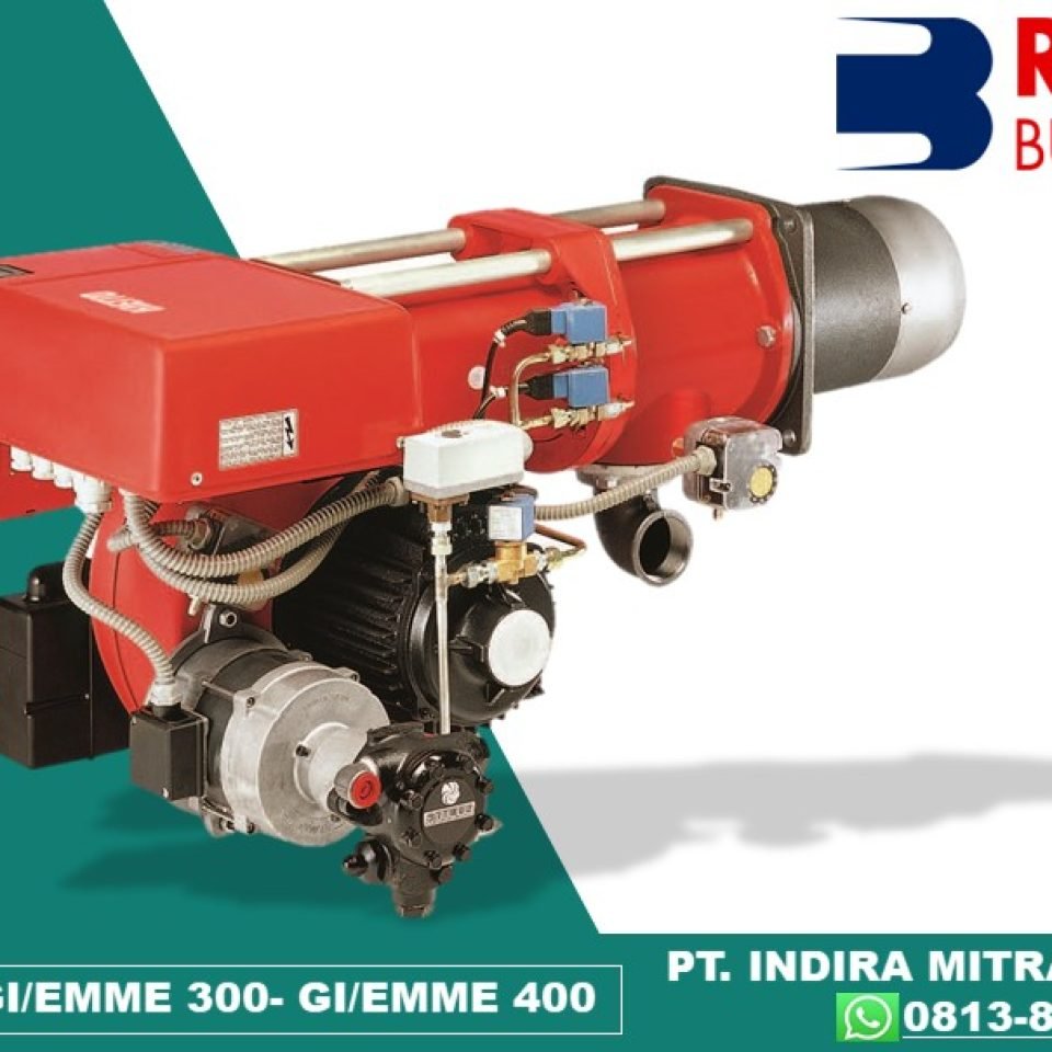 JUAL BURNER RIELLO GI-EMME 300- GI-EMME 400 DUAL FUEL