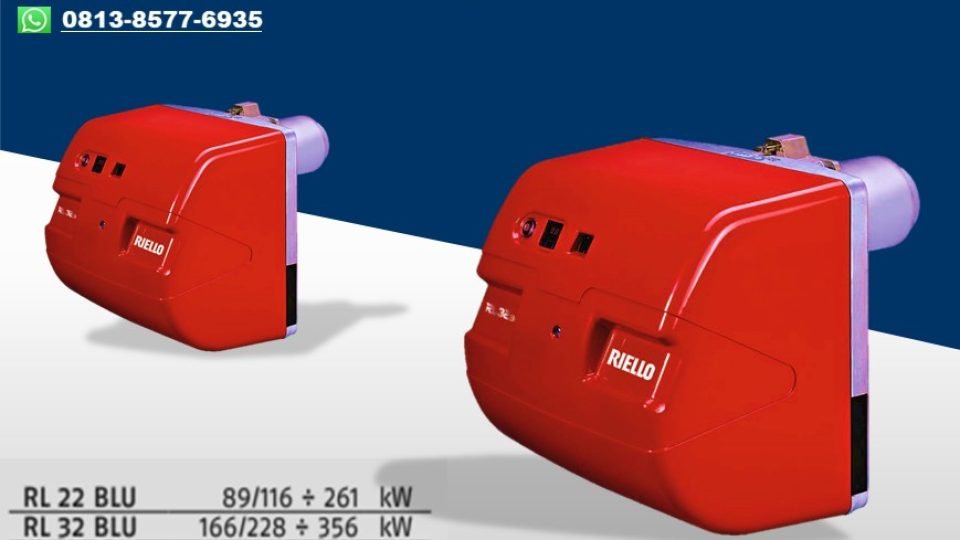 JUAL BURNER RIELLO RL 22- RL32- RL42 BLU TOW STAGE