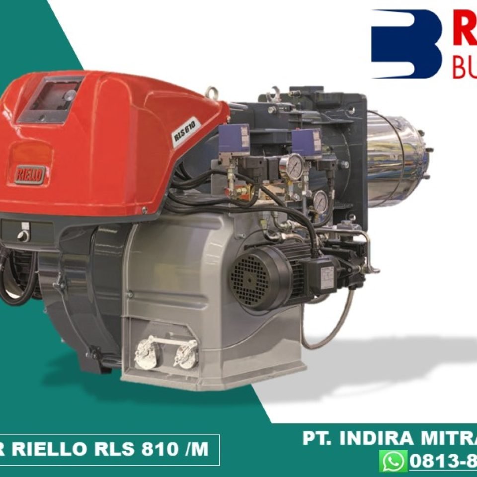 JUAL BURNER RIELLO RLS 810-M DUAL FUEL