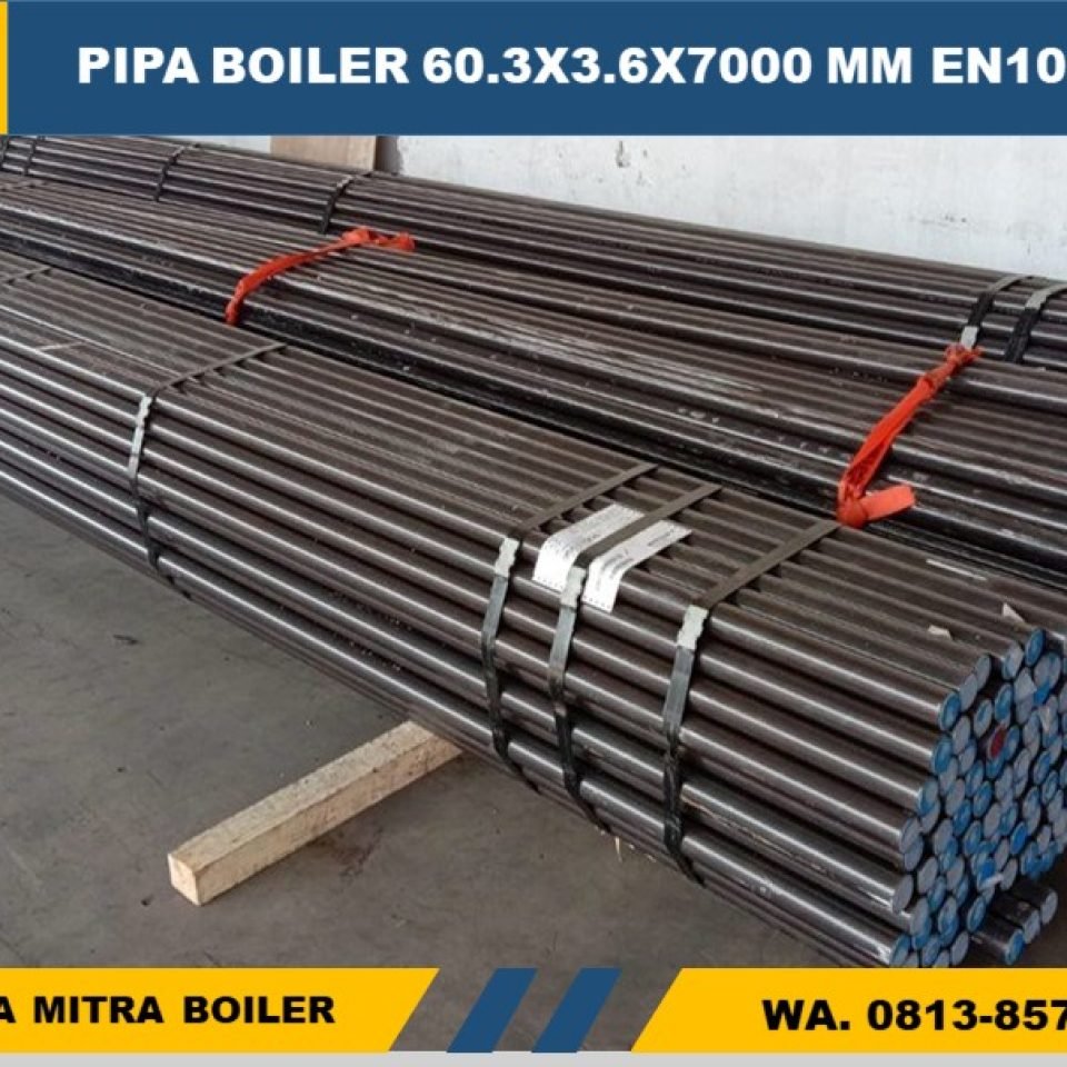 JUAL PIPA SEAMLESS BOILER 60.3X3.6X7000 MM EN10216-2