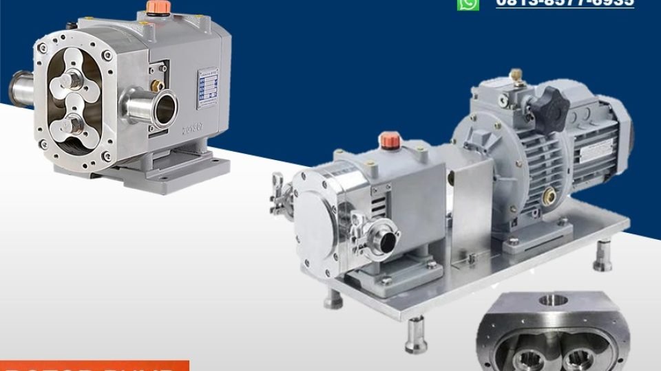 JUAL POMPA SANITARIY ROTOR LOBE PUMP