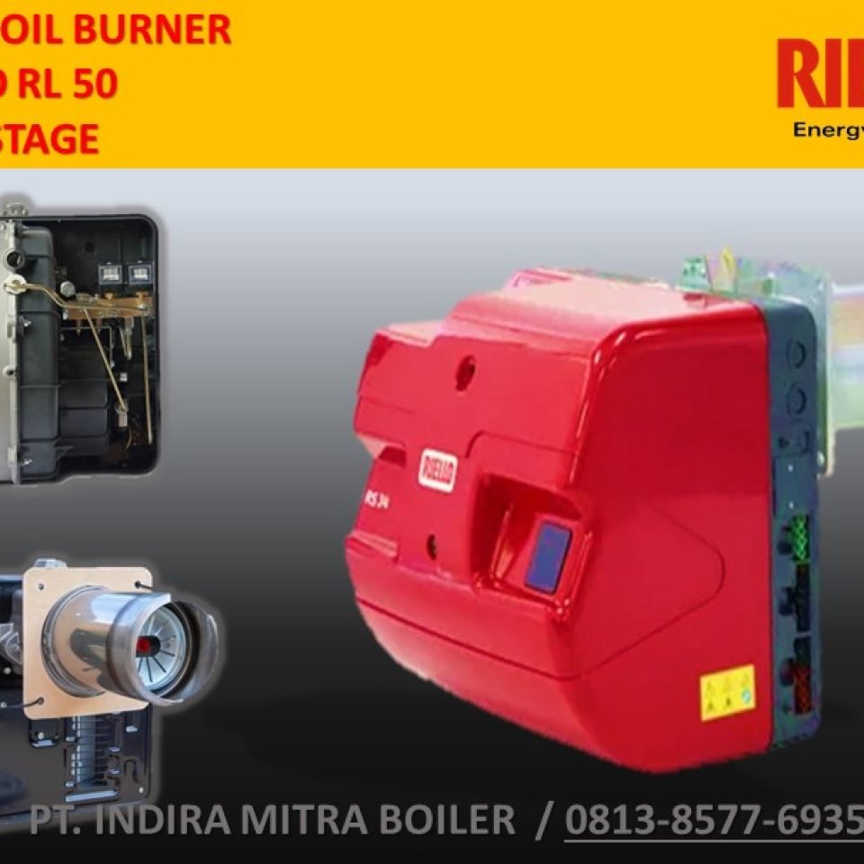 JUAL RIELLO RL 50 – LIGHT OIL BURNER 2 STAGE