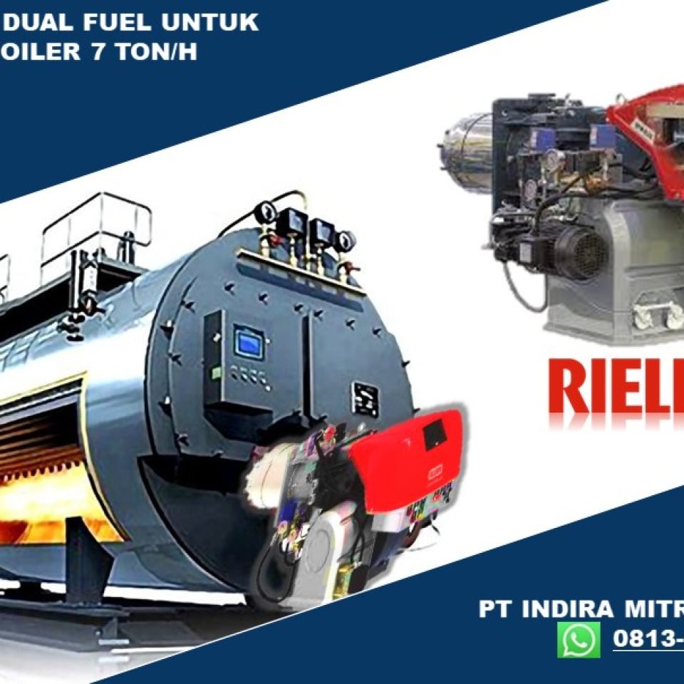 Jual Burner Gas dan Solar Untuk Boiler 7 Ton