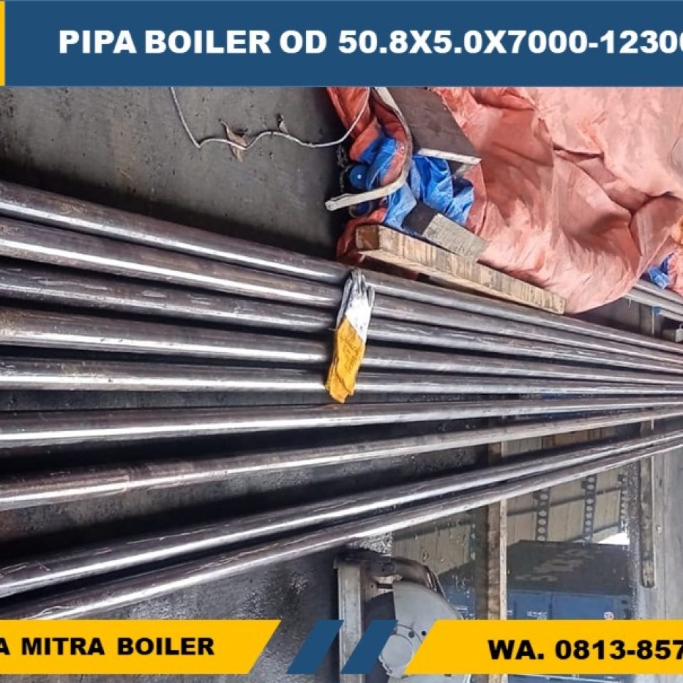 Jual Pipa Boiler OD 50.8 x 5.0 x 7000-12300 mm