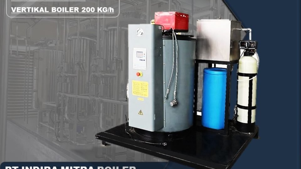 Jual Steam Boiler Generator 200 Kg /Jam