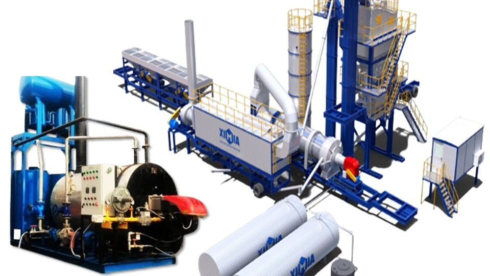 Jual thermal oil Pemanas Asphalt mixing Plant (AMP)