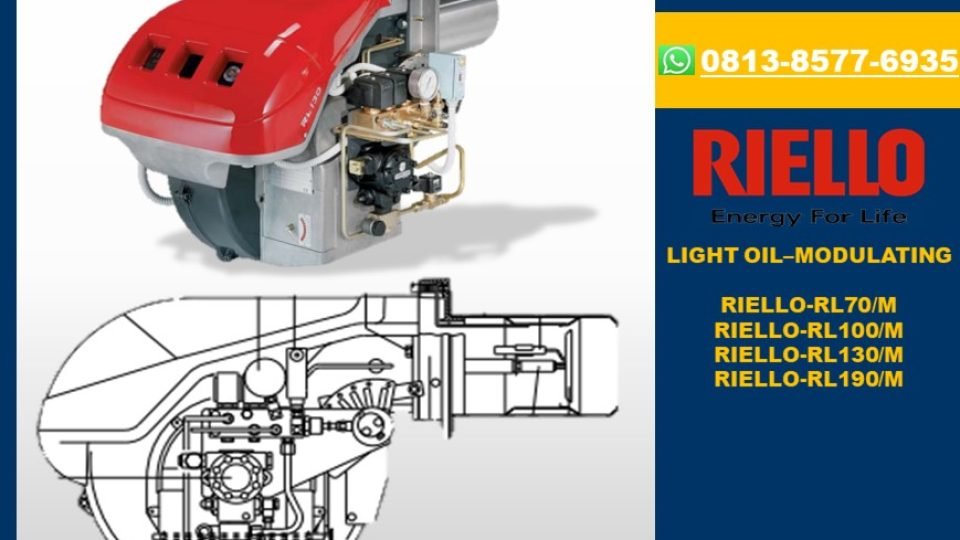 Light Oil Burner Riello RL 70/M, RL100/M, RL130/M, RL190/M