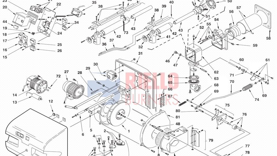 PART LIST RIELLO RS28 RS38 RS 50