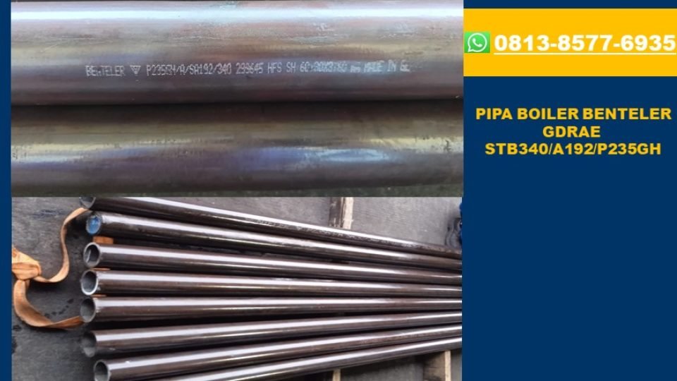 PIPA BOILER BENTELER GRDAE STB340-SA192-P235GH