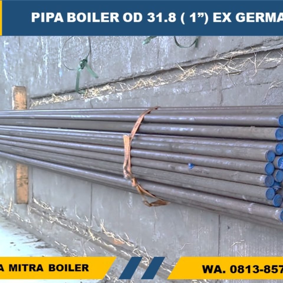 PIPA BOILER OD 31.8 X3.2 X 12.300 MM ( 1”) EX GERMANY