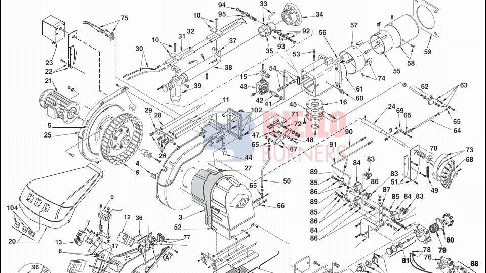 Part List Riello RLS 190 RLS 250 M Mz