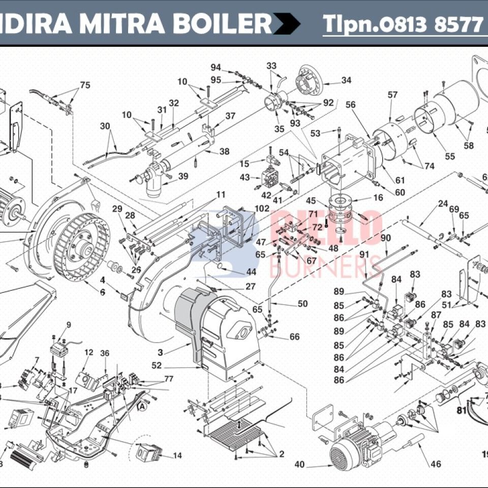 Part List Riello RLS 190 RLS 250 M Mz