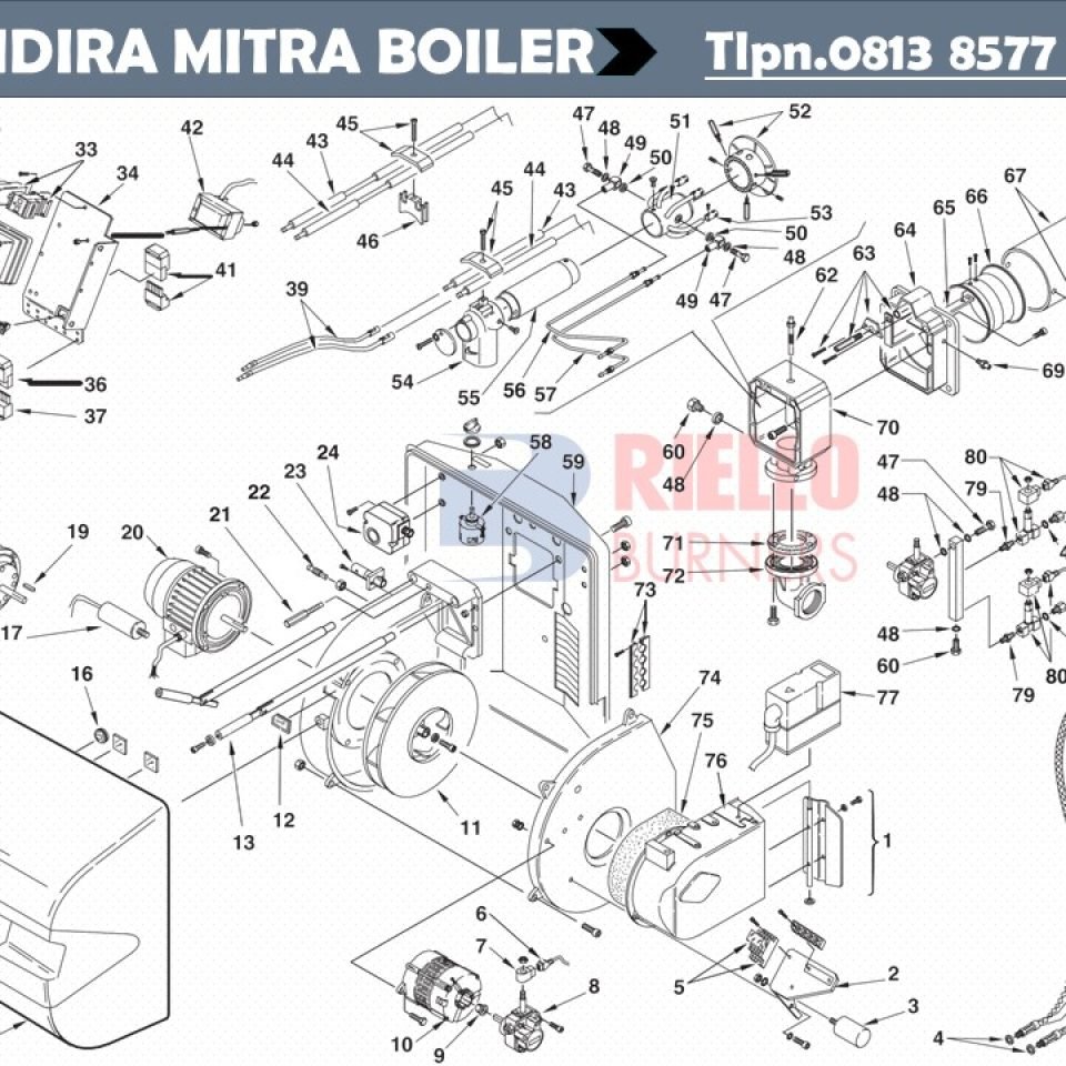 Part List Riello RLS 28 RLS 38 RLS 50