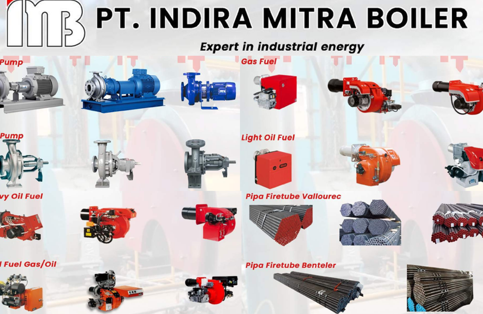 Produk Sparepart Burner Boiler