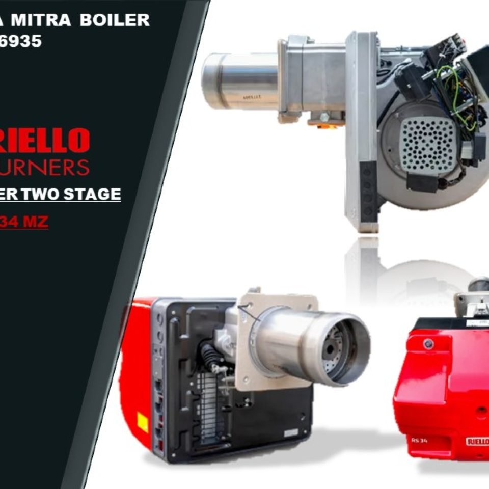 RIELLO RS 34 MZ TYPE 883 T – GAS BURNER TWO STAGE 390 KW
