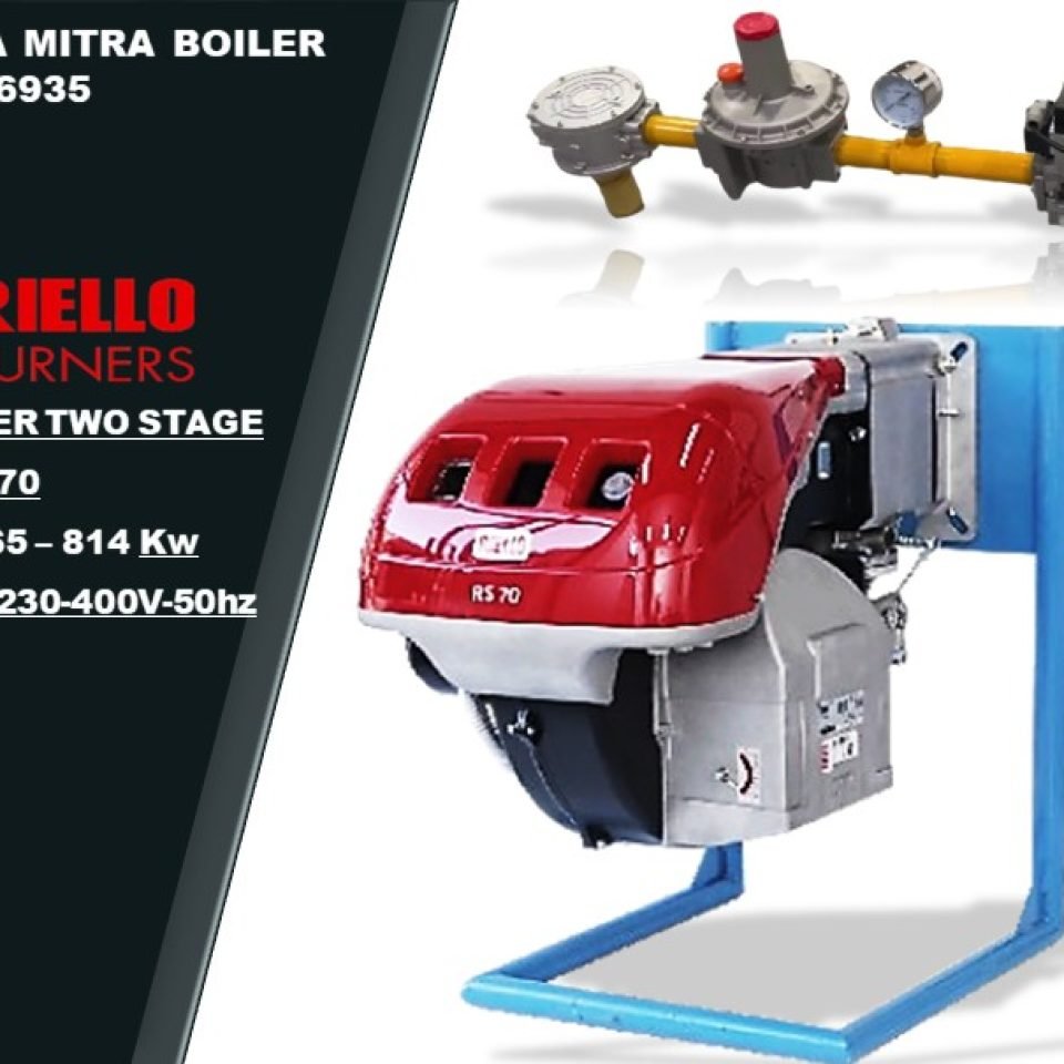 RIELLO RS 70 TYPE 821 T1 – GAS BURNER TWO STAGE 700 MCAL